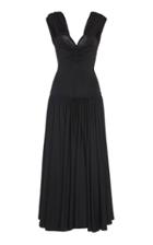 Rokh Sleeveless Stretch-jersey Midi Dress