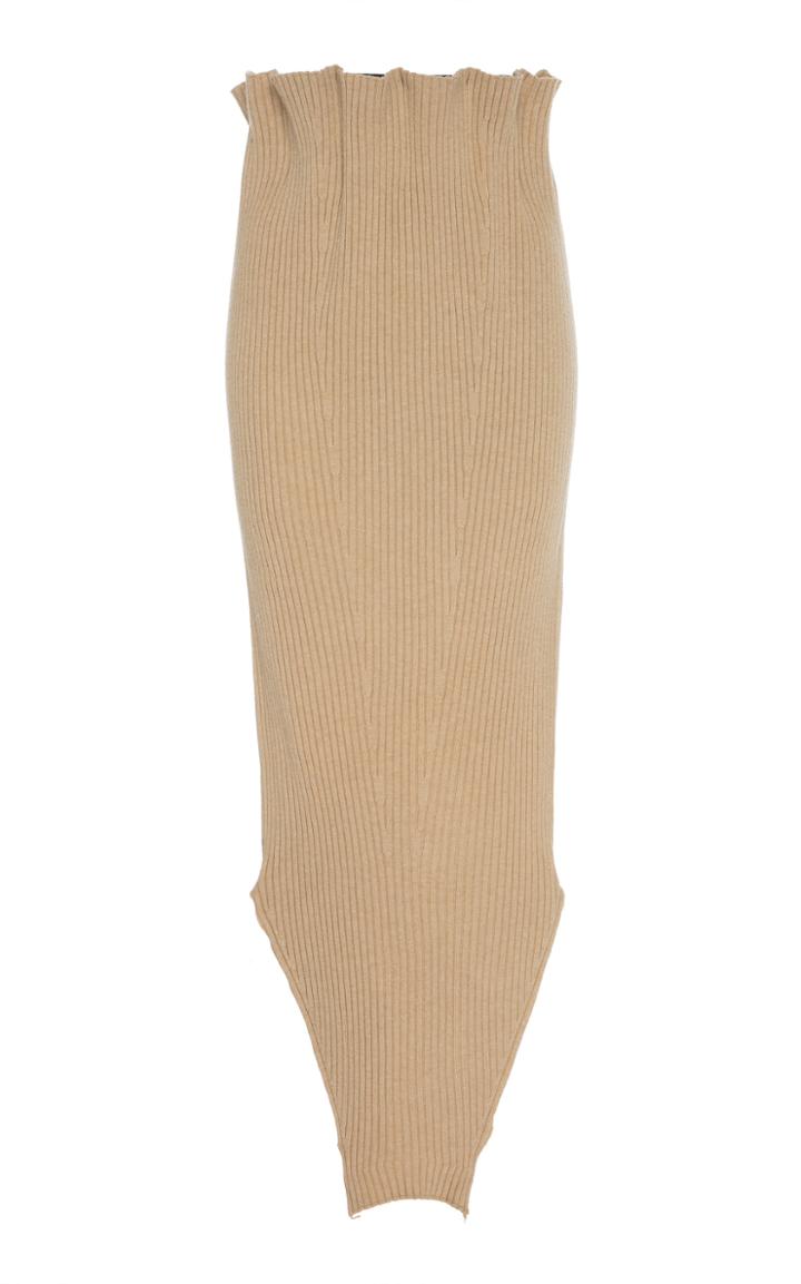 Peet Dullaert Ribbed Knit Wool-blend Skirt