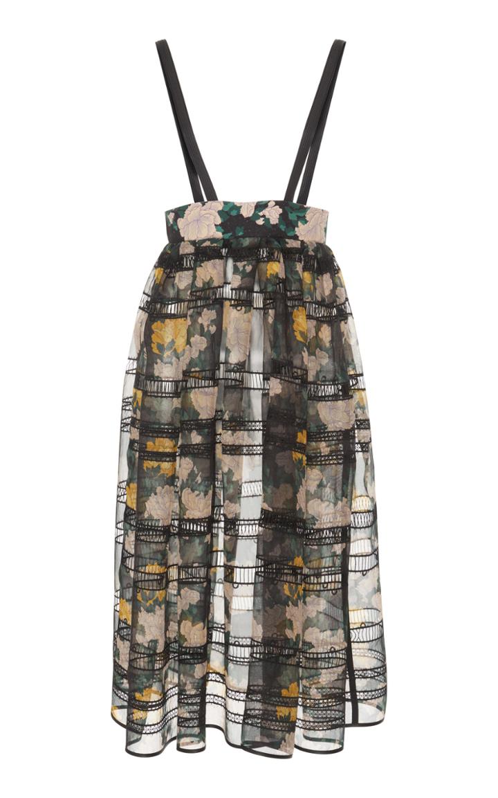 Rochas Dress With A- Jour Detail