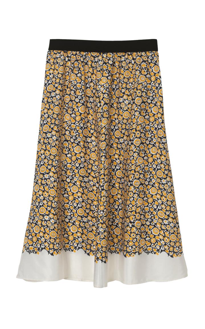 By Malene Birger Biella Floral Midi Skirt