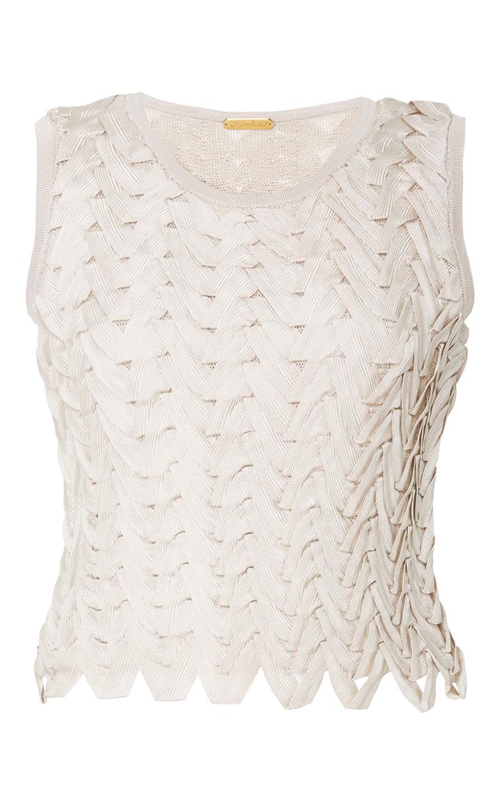 Pepa Pombo Ribbed Crop Tank