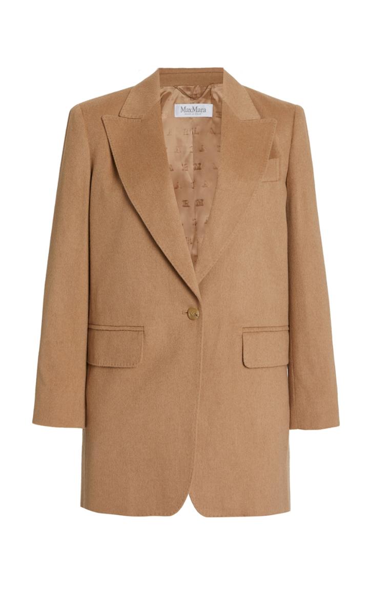Max Mara Eva Wool Single-breasted Blazer