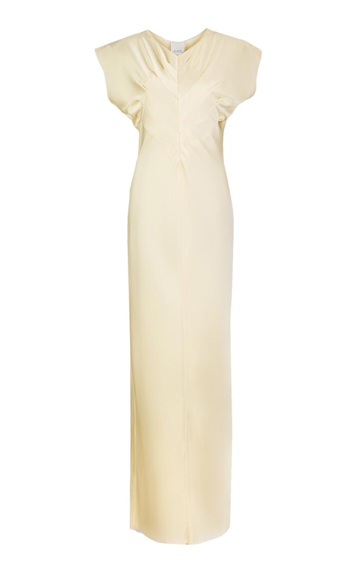 Moda Operandi Bevza Tree Of Life Satin Maxi Dress