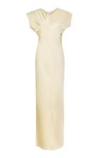 Moda Operandi Bevza Tree Of Life Satin Maxi Dress