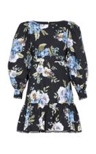 Moda Operandi Erdem Rydal Cotton Floral Mini Dress