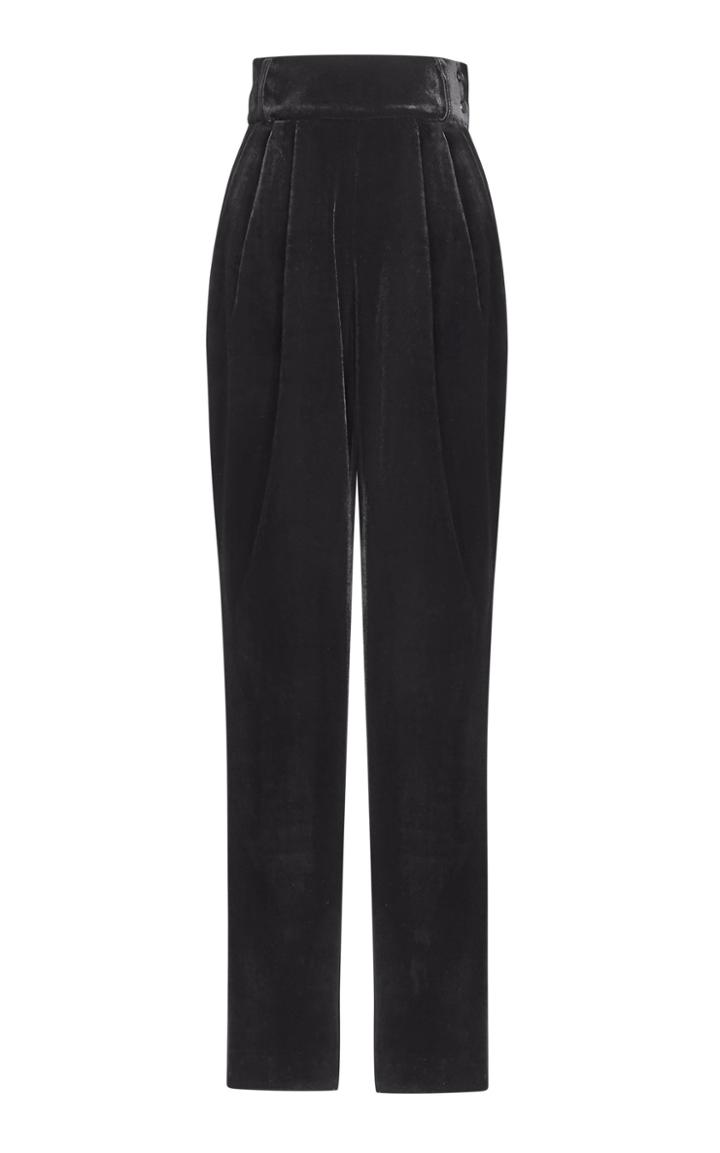 Yanina Demi Couture Velvet Trousers