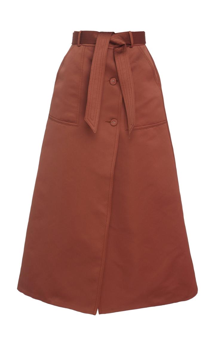 Martin Grant Satin Wrap Skirt