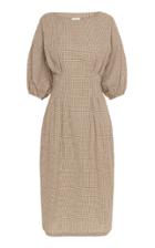 St. Agni Forme Cotton Knee-length Dress
