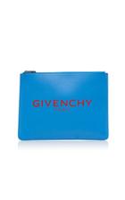Givenchy Large Leather Zip Pouch