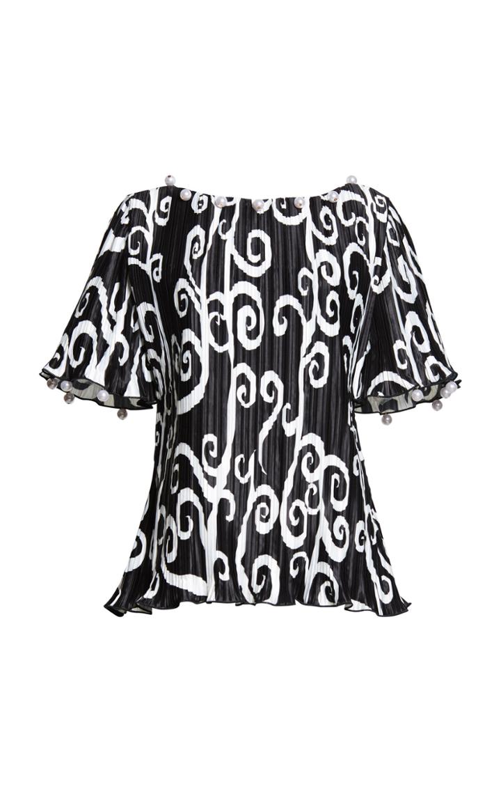 Romance Was Born Fortuny Vine Pearl Top