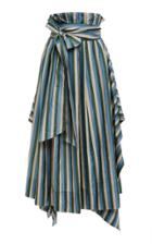 Lee Mathews Smithson Stripe Asymmetric Skirt