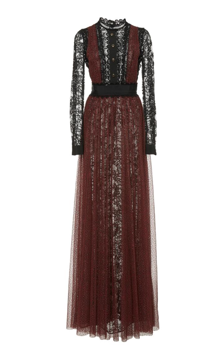 Elie Saab High Neck Dress