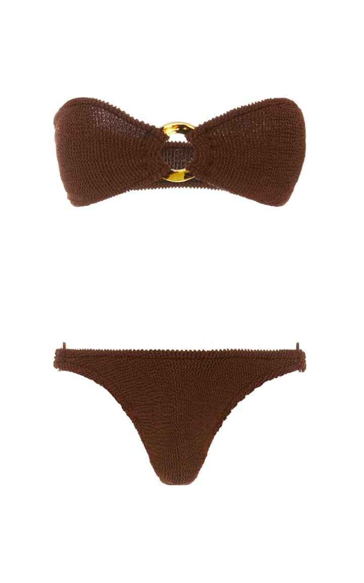 Hunza G Gloria Textured Bandeau Bikini
