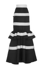 Johanna Ortiz Gitana Fluted Silk Faille Skirt