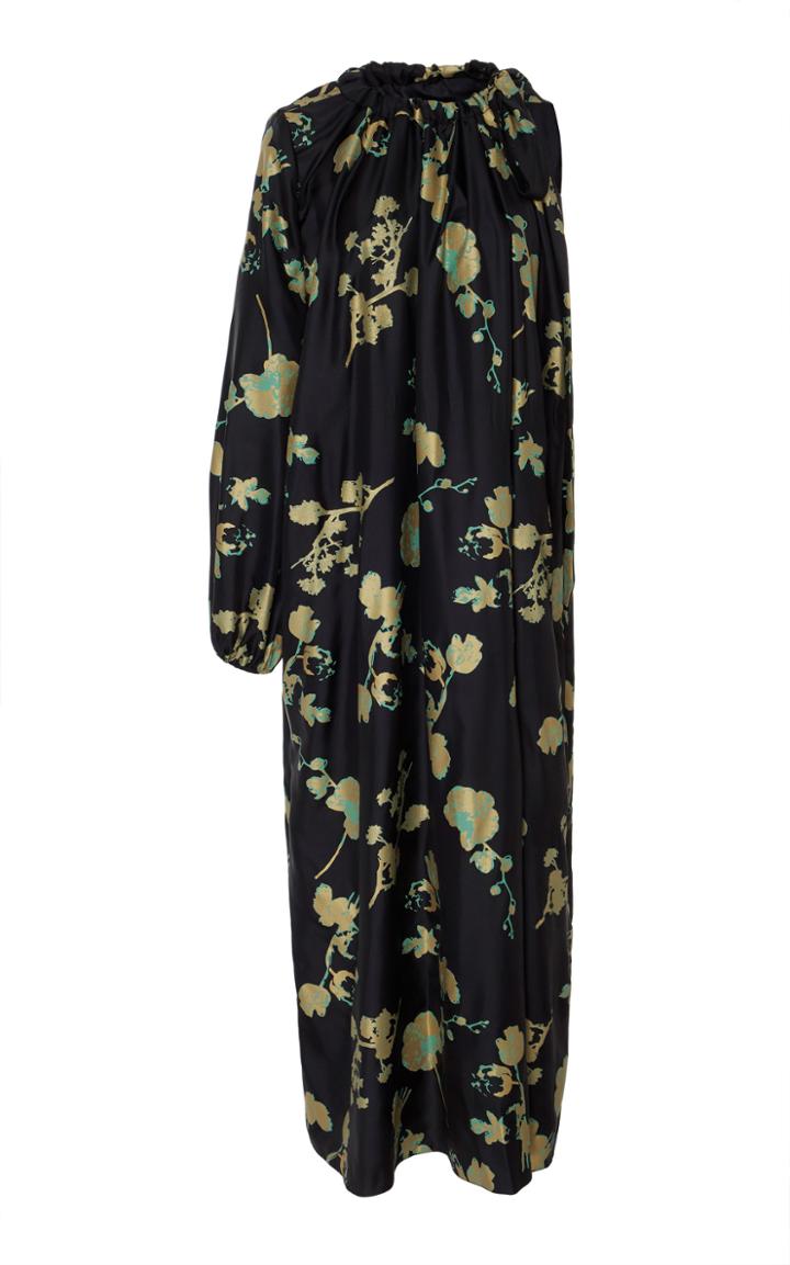 Cynthia Rowley Offshore One Sleeve Midi Dress