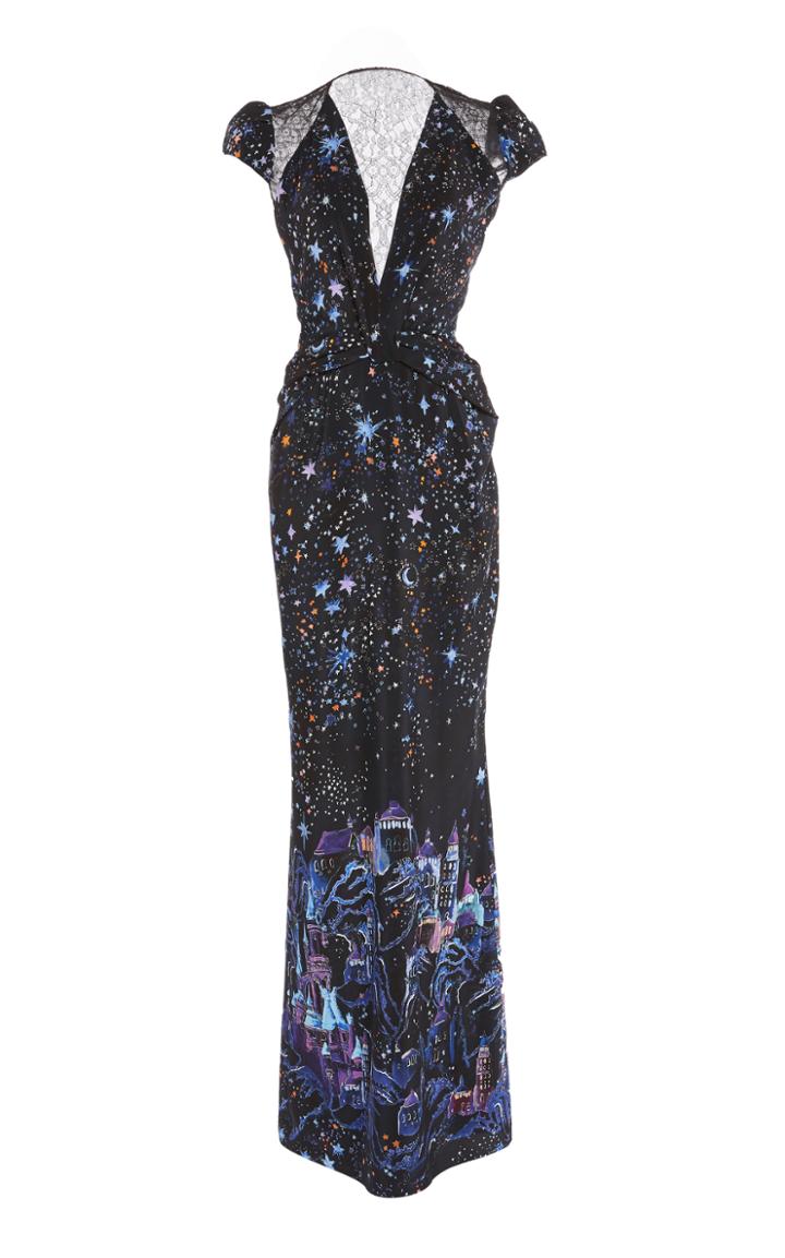 Zuhair Murad Starts Cap Sleeve Gown