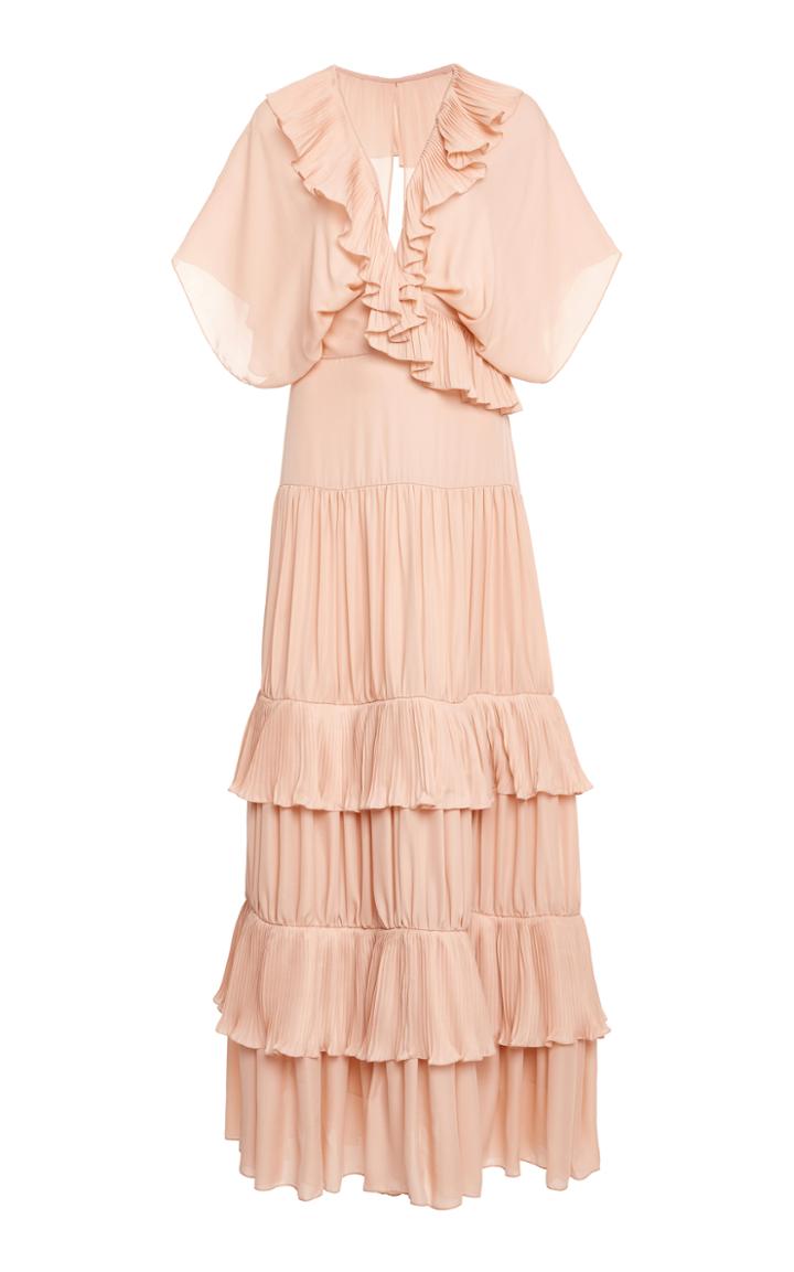 Johanna Ortiz M'o Exclusive Songs Of Innocence Double Georgette Dress