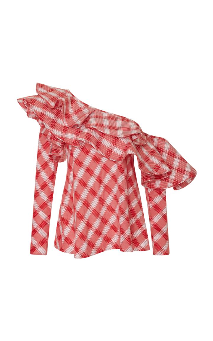 Johanna Ortiz Mangas Coloradas Tartan Top