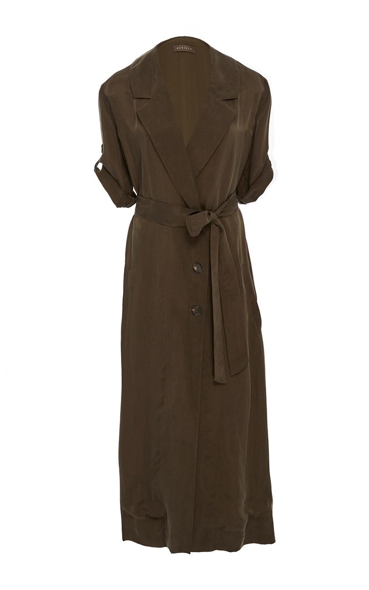 Hensely Belted Trench Dress