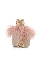 Rosantica Aramis Feather-trimmed Velvet Bag