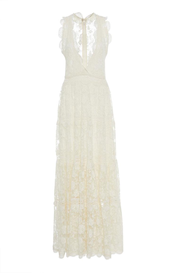 Moda Operandi Alexis Havana Lace V-neck Dress Size: Xs