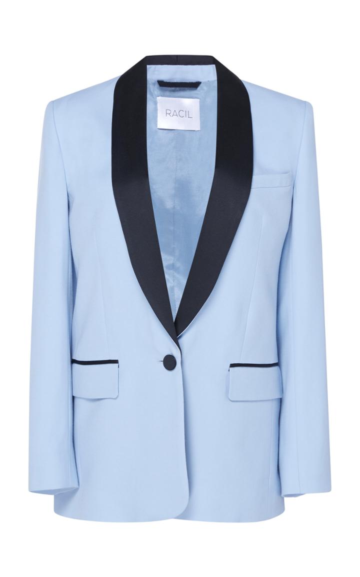 Racil James Single Breasted Wool Blazer
