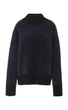 Tory Burch Rib-trimmed Oversized Terry Sweater