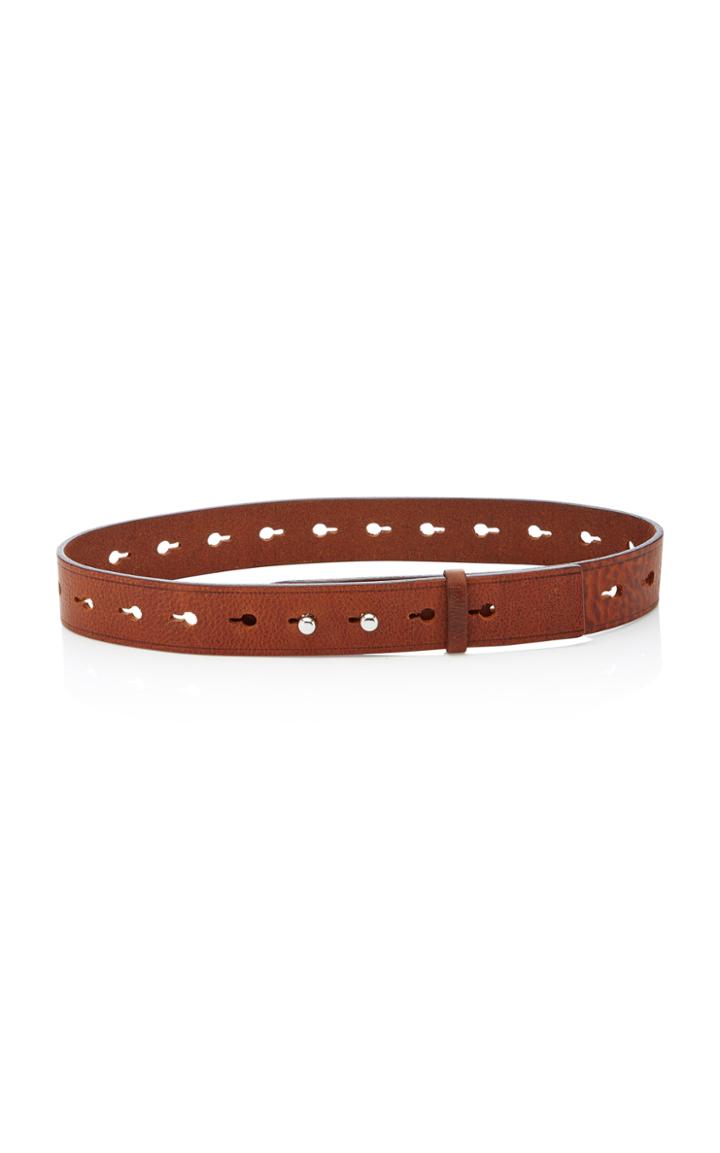 Isabel Marant Marcia Perforated Leather Belt