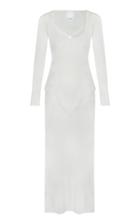 Moda Operandi Bevza Long Sleeve Silk Dress Size: Xs