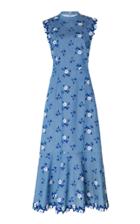 Moda Operandi Andrew Gn Sleeveless Floral-print Cotton Dress Size: 34