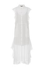 Marissa Webb Ruth Silk Ruffled Shirt Dress