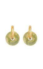 Moda Operandi Brinker & Eliza Gold-plated And Jade Mini Donut Hoops