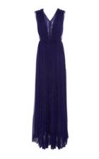 Jason Wu Collection Pleated Silk Chiffon Gown