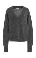 Tibi Chunky V-neck Airy Pullover Sweater