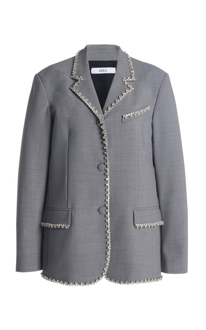 Moda Operandi Area Crystal-trimmed Blazer