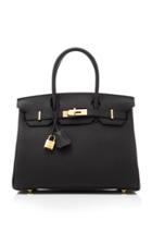 Heritage Auctions Special Collection Hermes 30cm Black Togo Leather Birkin