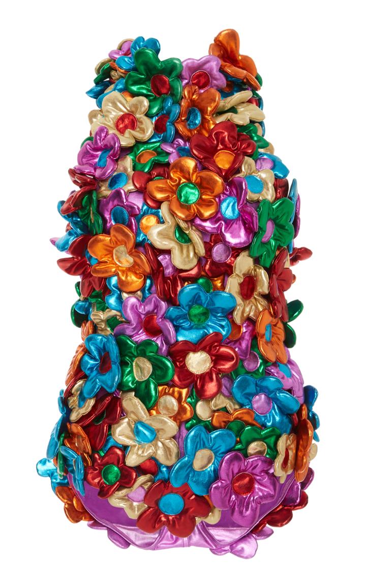 Agatha Ruiz De La Prada Metallic Flower Body Suit