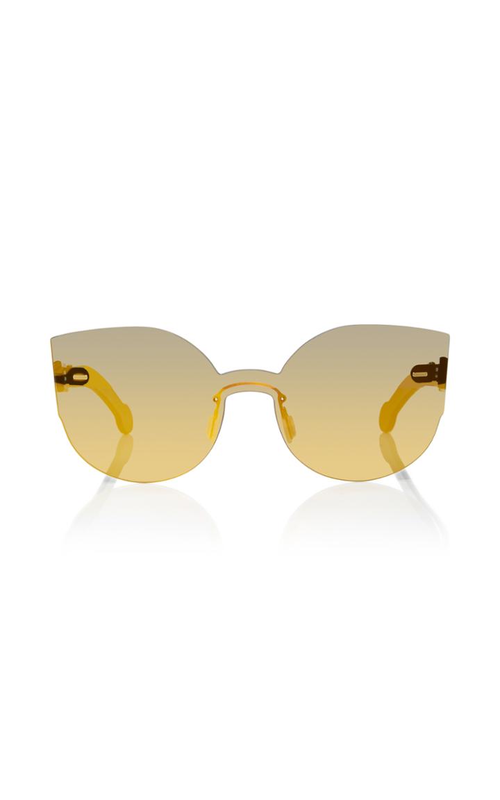 Super By Retrosuperfuture Tuttolente Lucia Gold Sunglasses