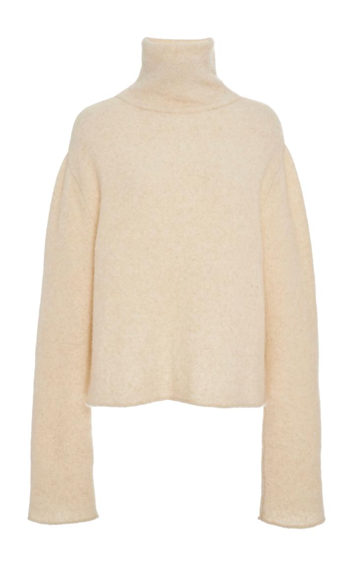 Sally Lapointe Alpaca-cashmere Blend Turtleneck Sweater