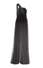 Narciso Rodriguez Printed Ombre Silk-georgette Gown
