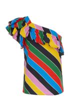 Philosophy Di Lorenzo Serafini One Shoulder Striped Top