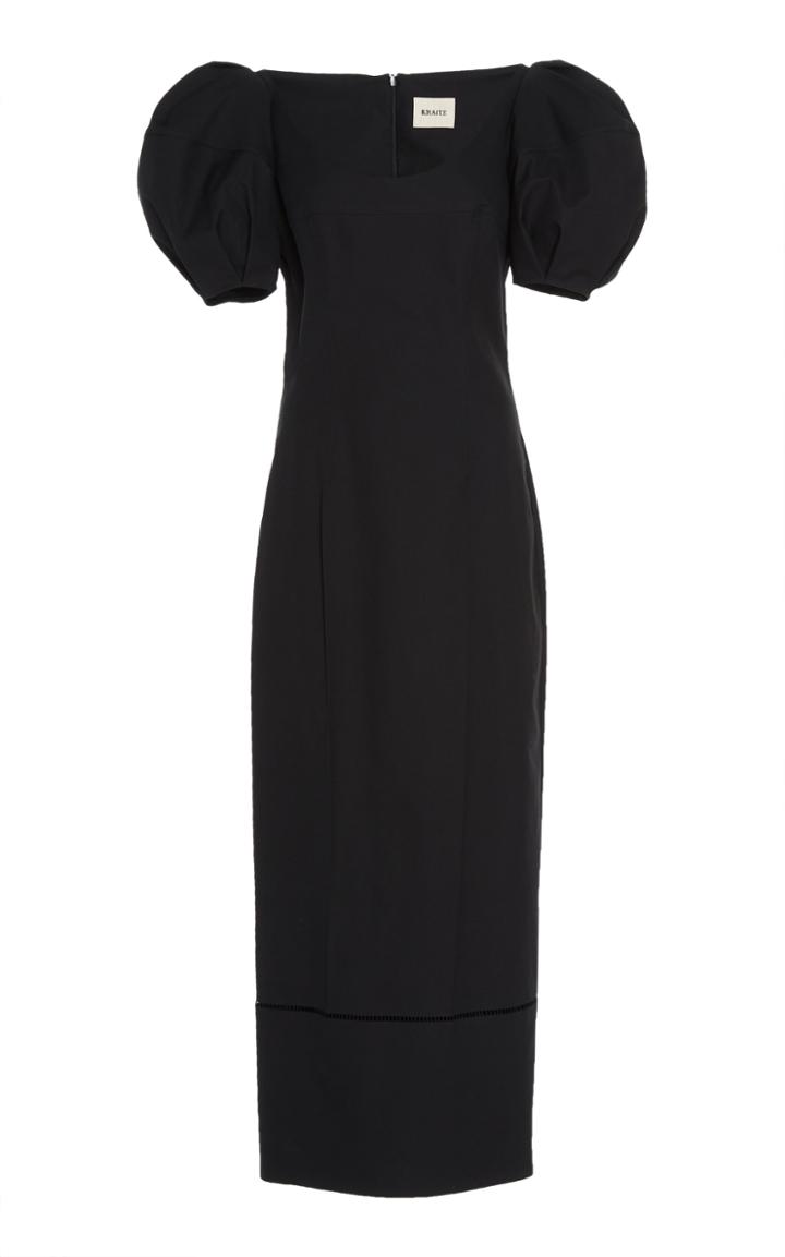 Khaite Allison Cotton Maxi Dress