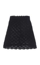 Moda Operandi Dolce & Gabbana Crochet-knit Mini Skirt Size: 40