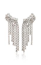 Isabel Marant A Wild Shore Silver-plated Crystal Earrings