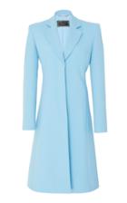 Versace A-line Crepe Coat