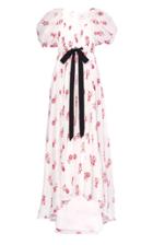 Moda Operandi Erdem Clarimond Belted Floral Georgette Gown