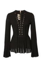 Elie Saab Flared Sleeve Top