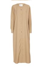 Piu Lifestyle Monogram Long Cotton Blend Tunic