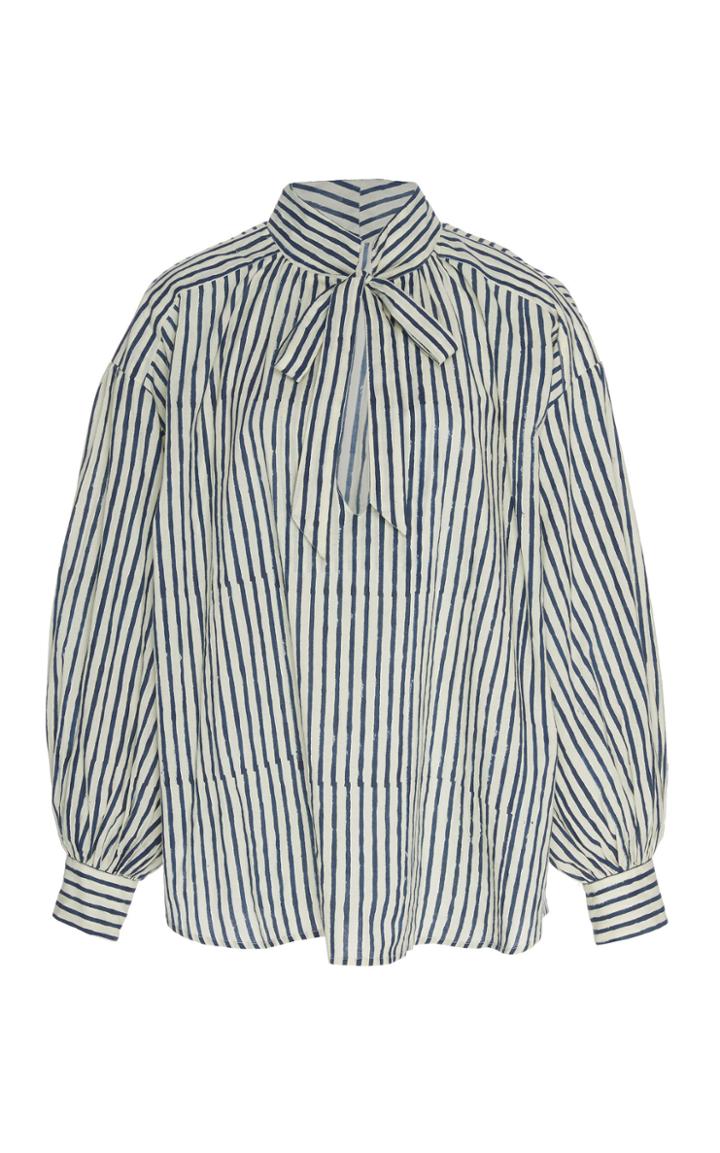 Moda Operandi Alix Of Bohemia Flapper Bow Cotton Top