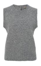 Adam Lippes Textured Knit Wool And Cashmere Blend Sweater Vest